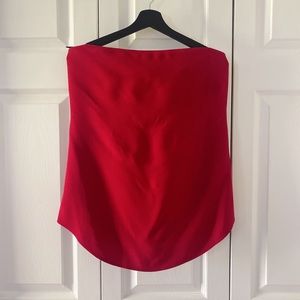Theory strapless build-in bras top
